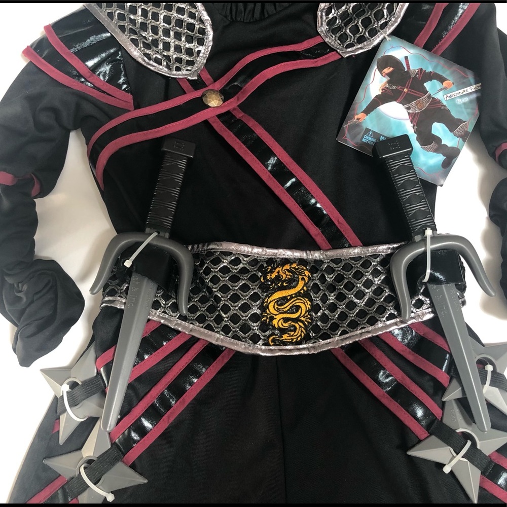 Halloween Ninja Deluxe Kids Costume with Accessories
